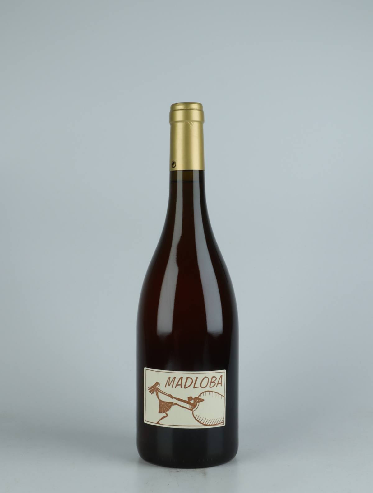 A bottle 2020 Madloba Blanc Orange vin from Domaine des Miquettes, Rhône in Frankrig