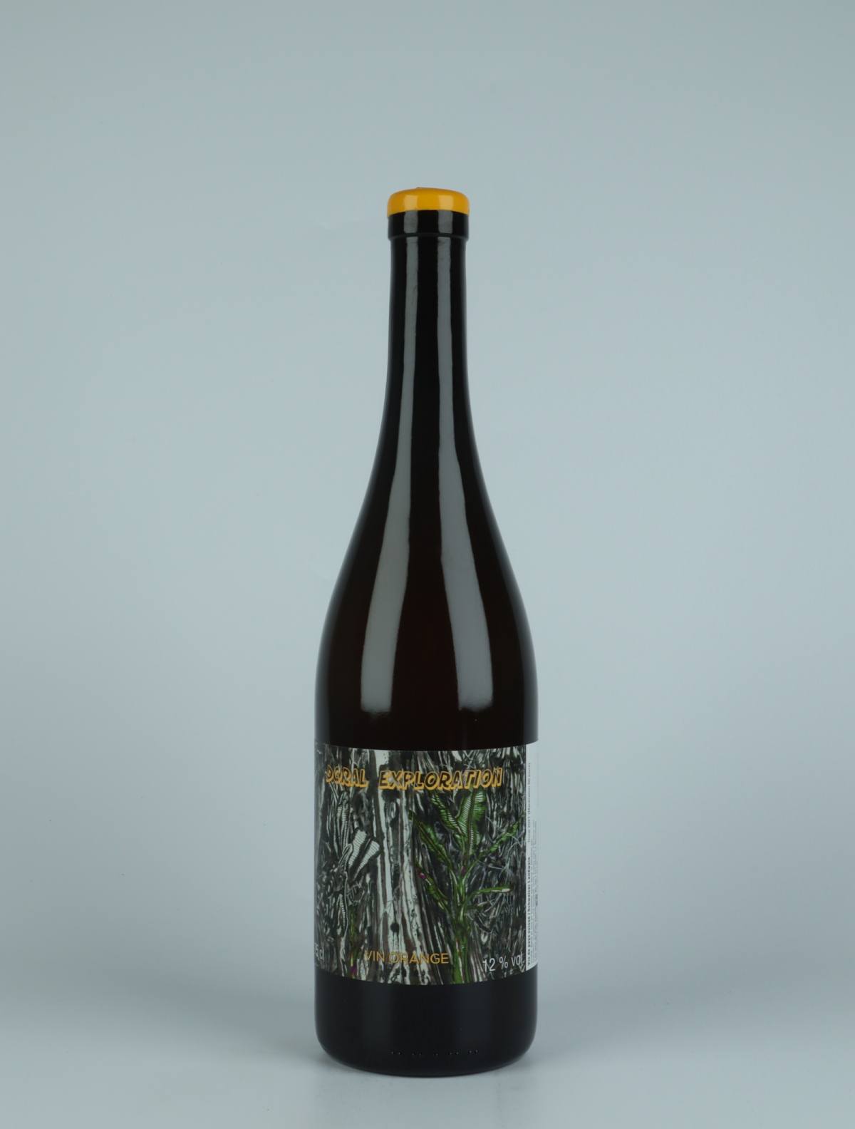 A bottle 2021 Doral Exploration Orange wine from Les Vins du Fab, Neuchâtel in Switzerland