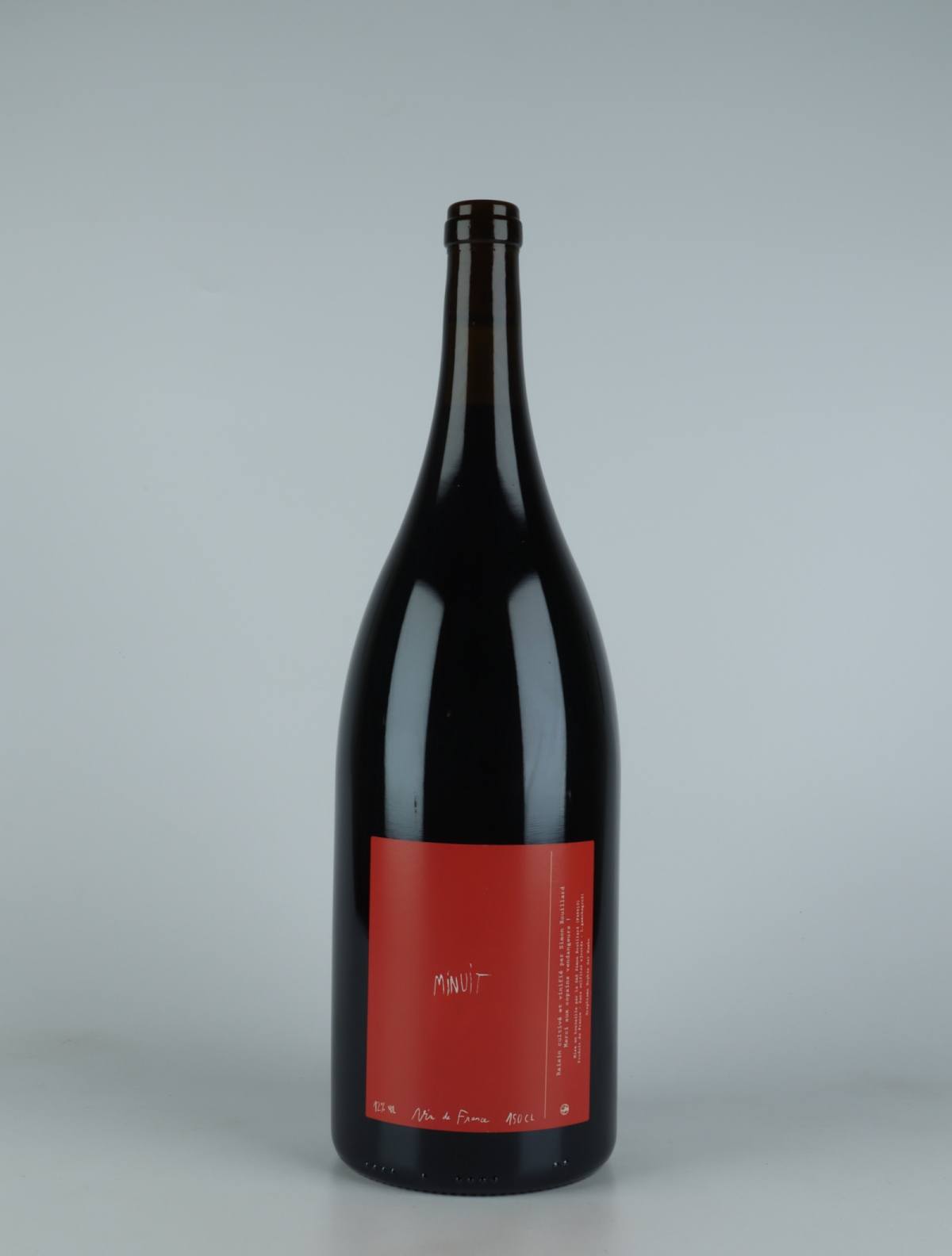 A bottle 2021 Minuit Rødvin from Simon Rouillard, Loire in Frankrig