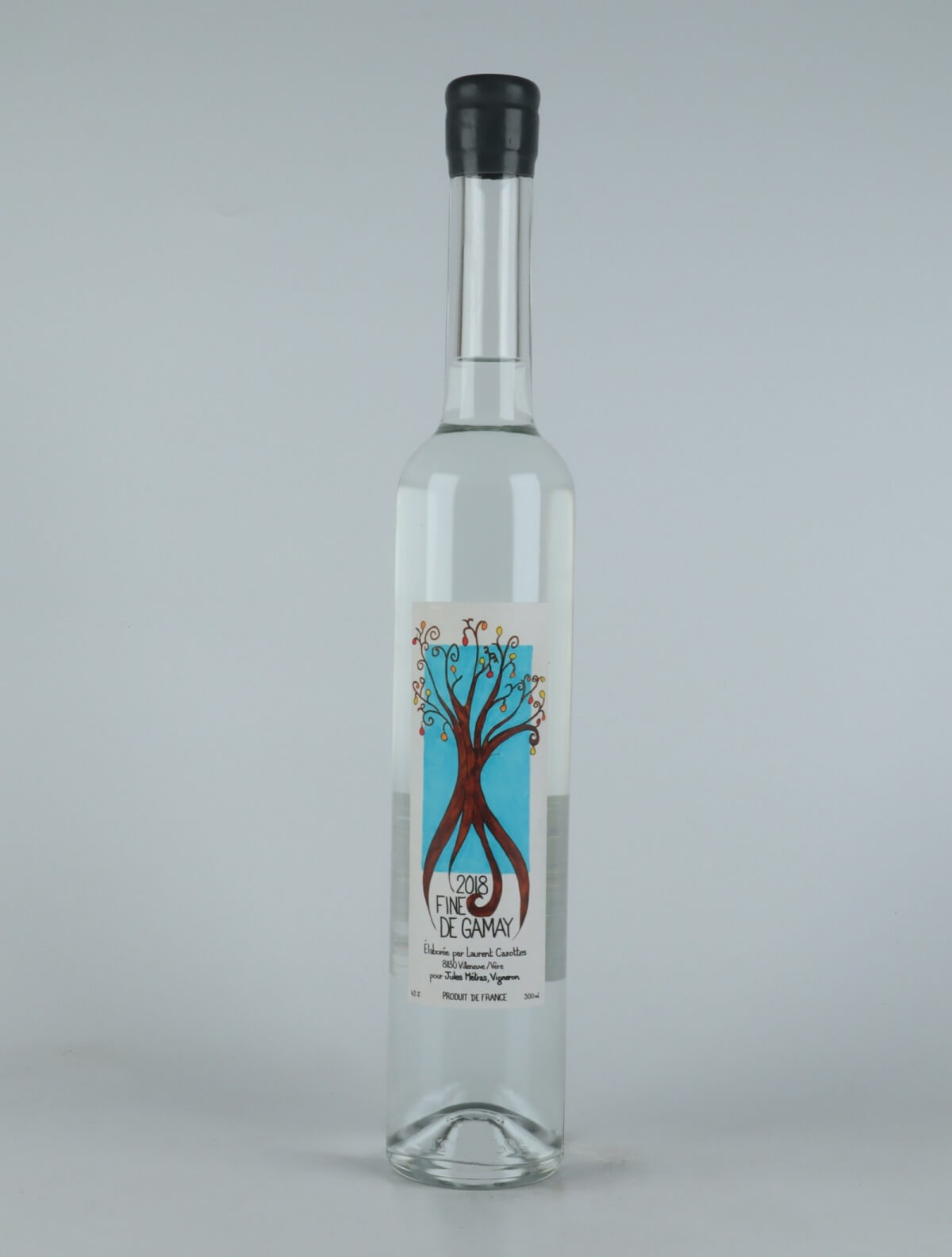 A bottle 2018 Fine de Gamay de Jules Métras - Eau de Vie Spirits from Laurent Cazottes, Tarn in France