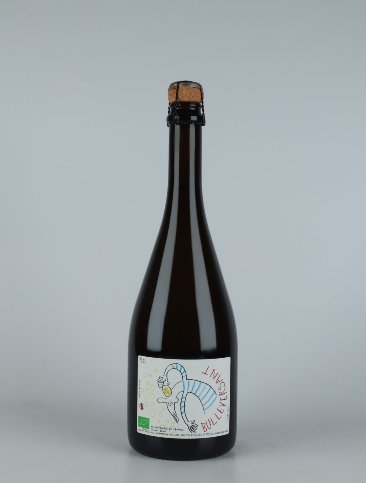 A bottle 2021 Bulleversant Sparkling from Laurent Cazottes, Tarn in France