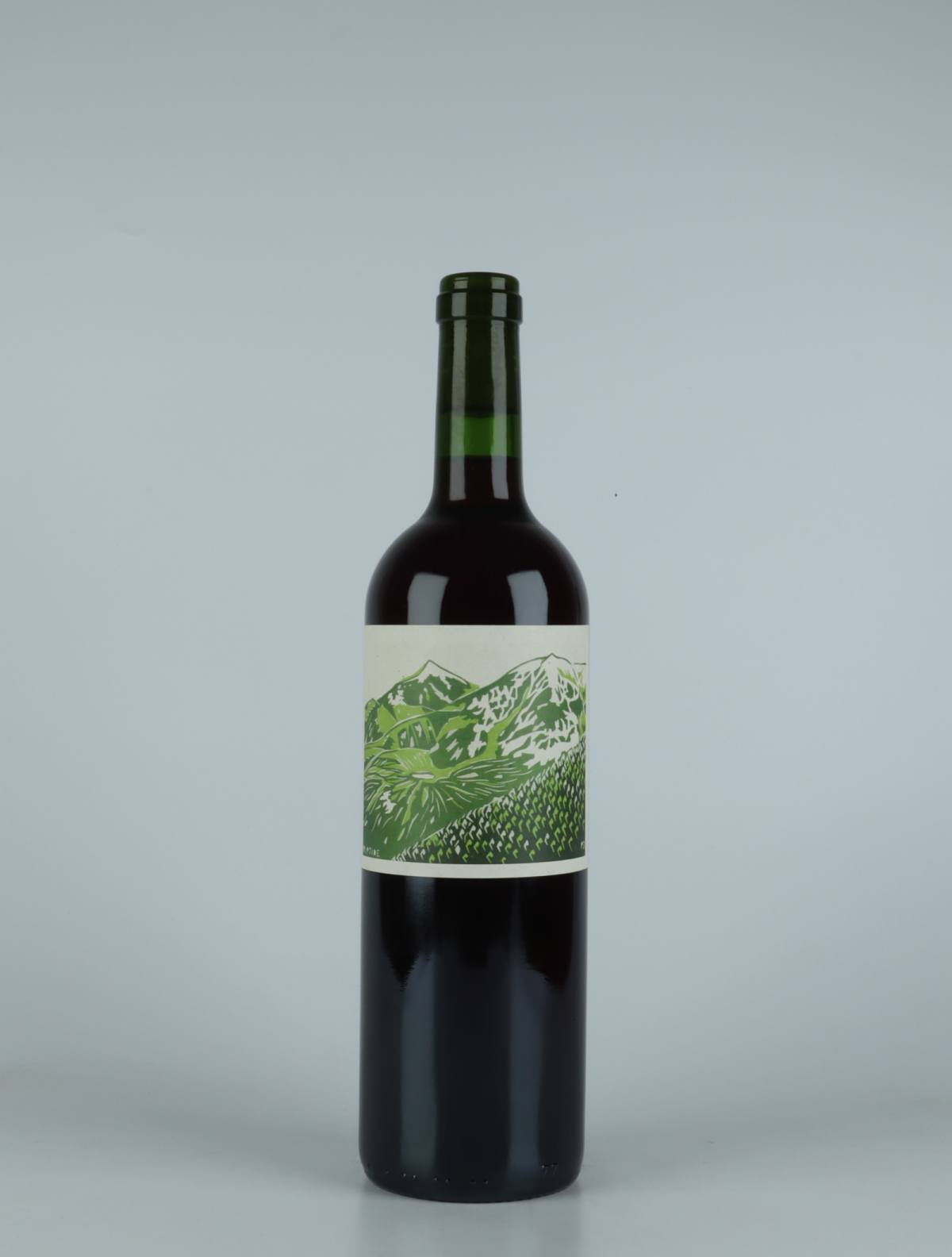 A bottle 2021 Transhumància Riptide Red wine from Domaine Cotzé, Pyrenees in France