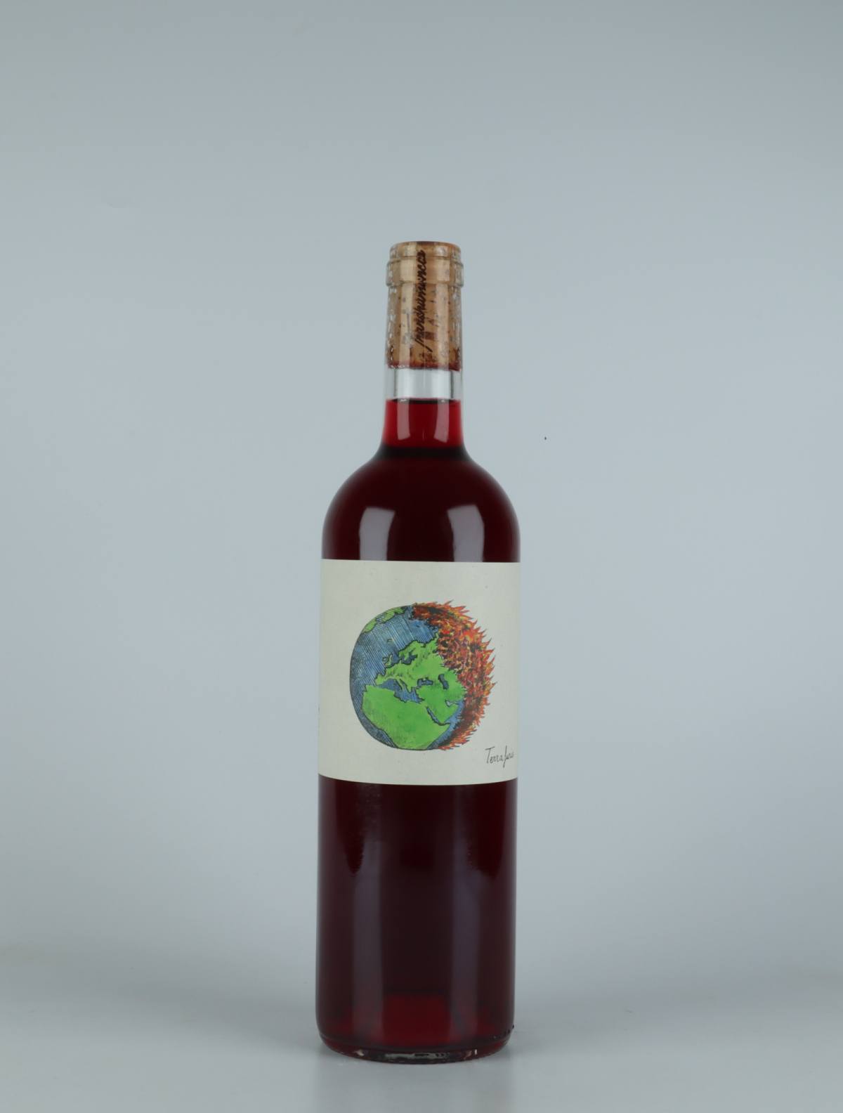 A bottle 2021 Transhumància Terrafurie Rosé from Domaine Cotzé, Pyrenees in France