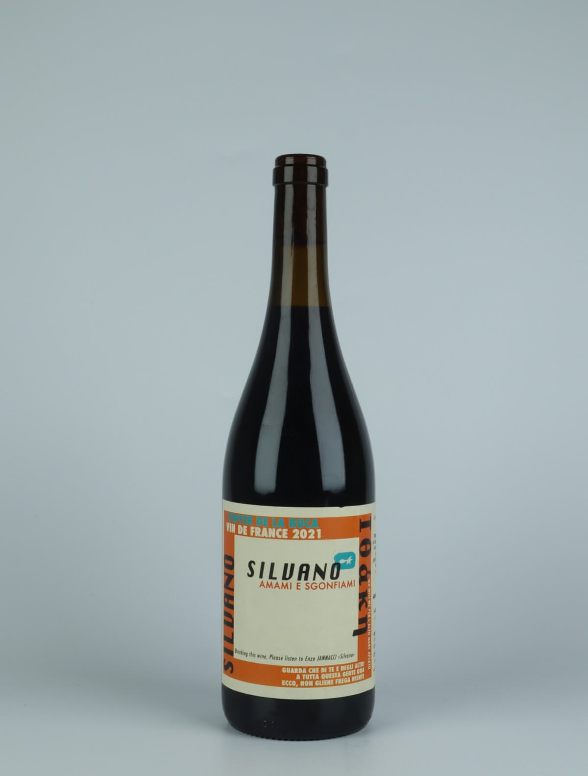 A bottle 2021 Silvano Rødvin from Vinyer de la Ruca, Roussillon in Frankrig