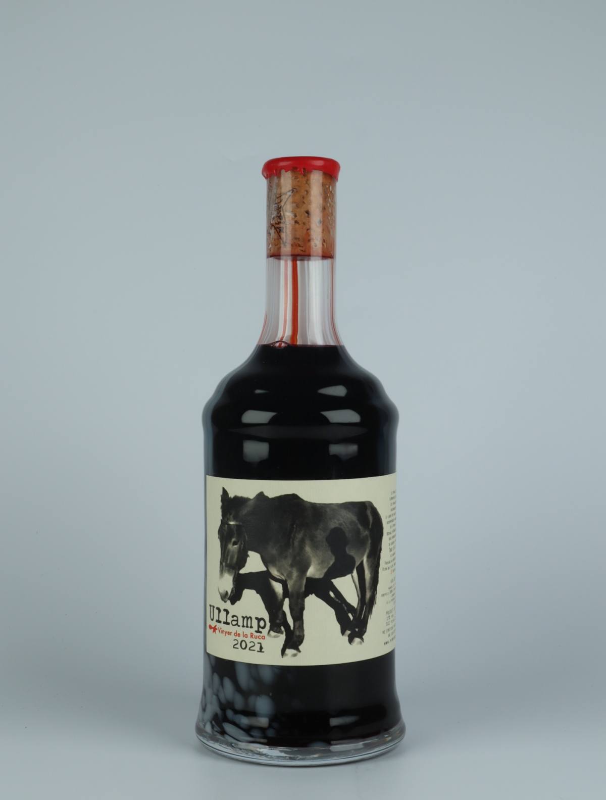A bottle 2021 Ullamp Red wine from Vinyer de la Ruca, Roussillon in France