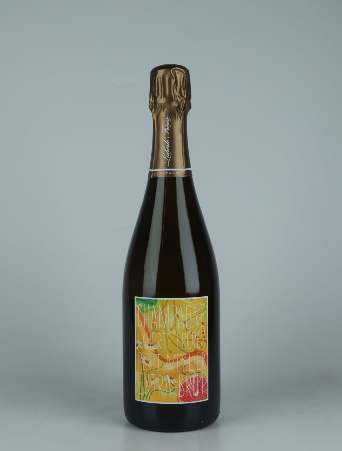 A bottle N.V. Petit Meslier - Extra Brut Sparkling from Laherte Frères, Champagne in France