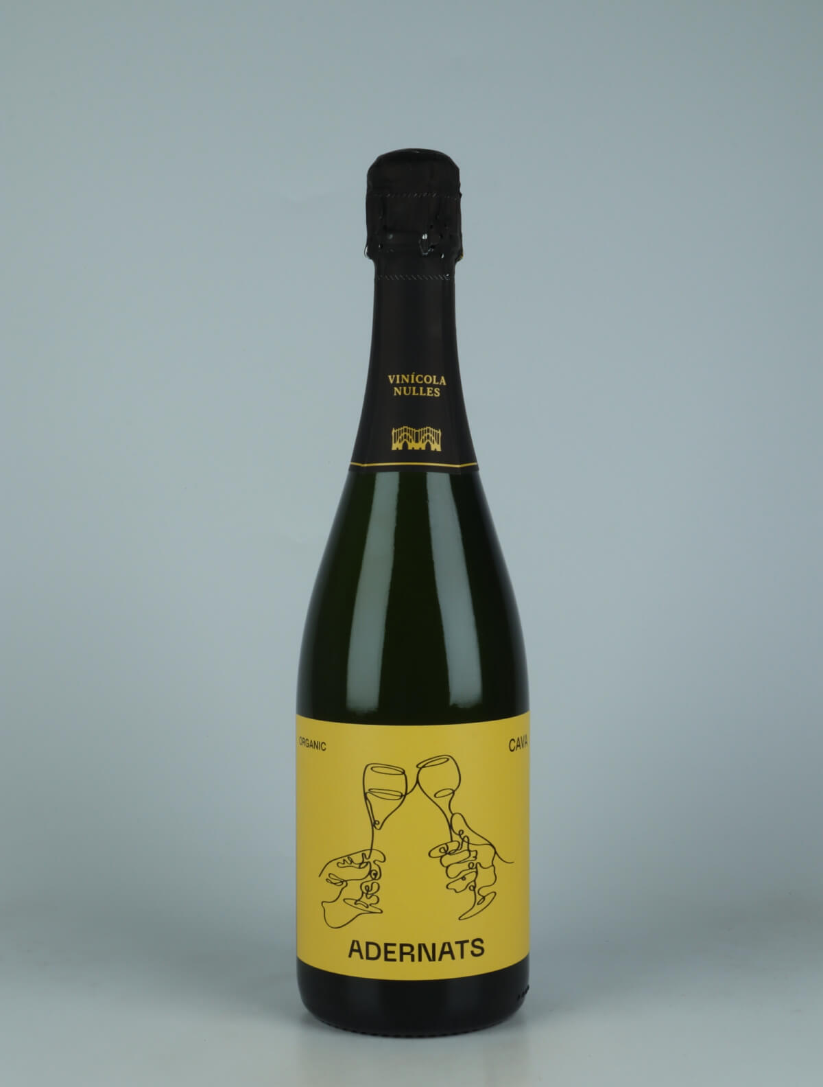 A bottle N.V. Cava Brut Nature - Adernats Mousserende from Vinícola de Nulles, Catalonien in Spanien