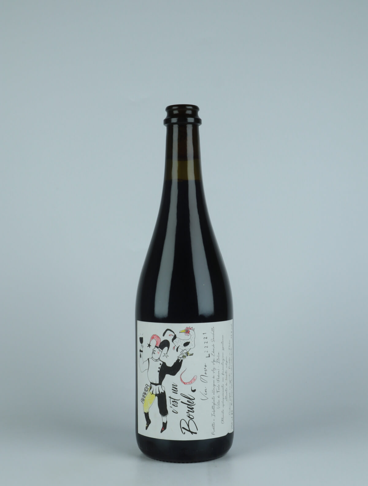 A bottle 2021 C'est un Bordel Red wine from Edoardo Sacchetto, Veneto in Italy