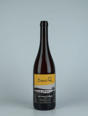 A bottle 2020 Bianco R Orange wine from Le Coste, Lazio in Italy