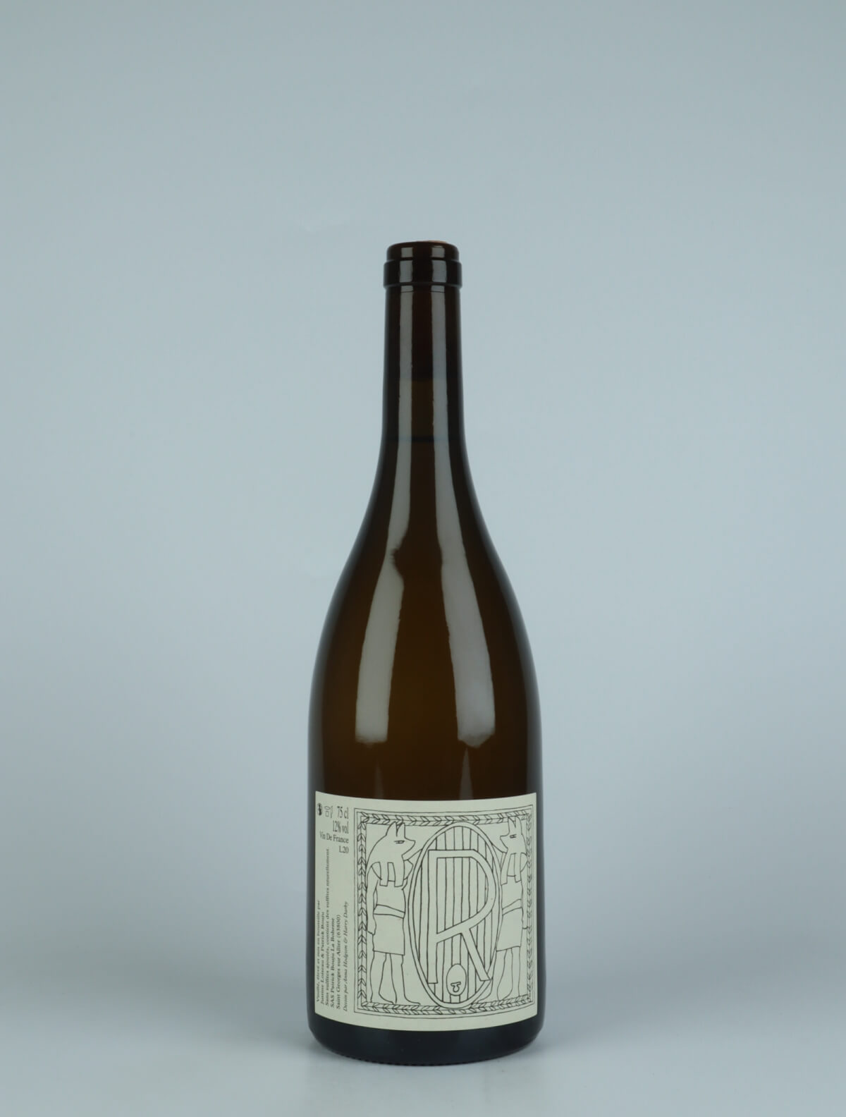 A bottle 2020 R Hvidvin from Patrick Bouju, Auvergne in Frankrig