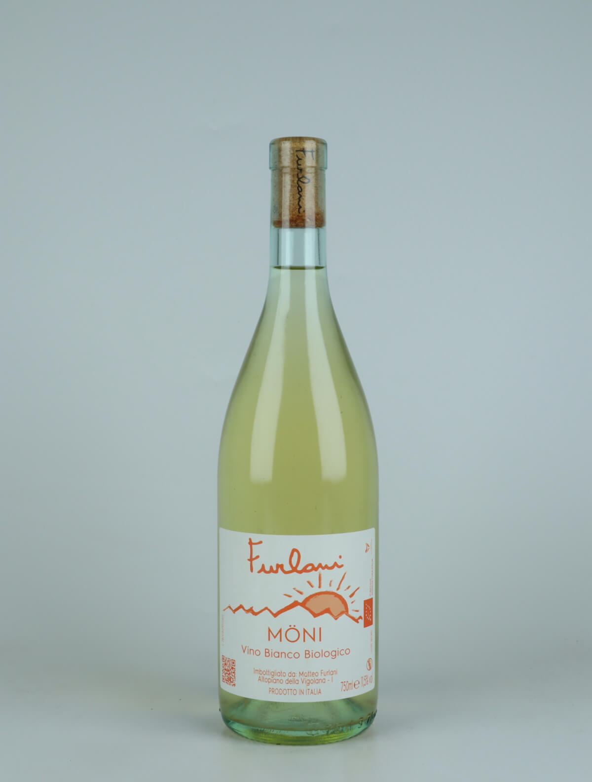 A bottle 2023 Bianco Möni White wine from Cantina Furlani, Alto Adige in Italy
