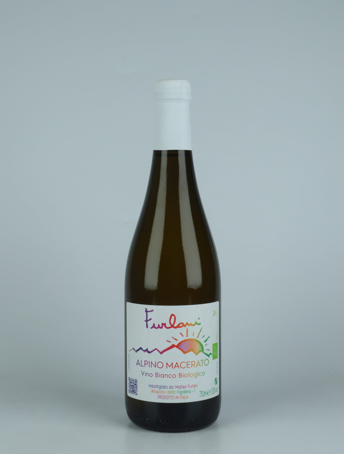 A bottle 2023 Alpino Macerato Sparkling from Cantina Furlani, Alto Adige in Italy