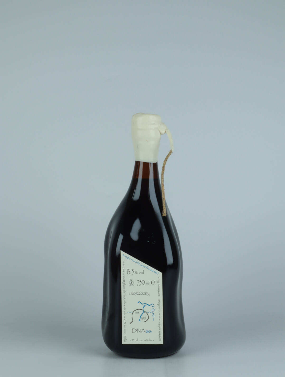 A bottle 2021 DNAss Rødvin from Fabio Gea, Piemonte in Italien