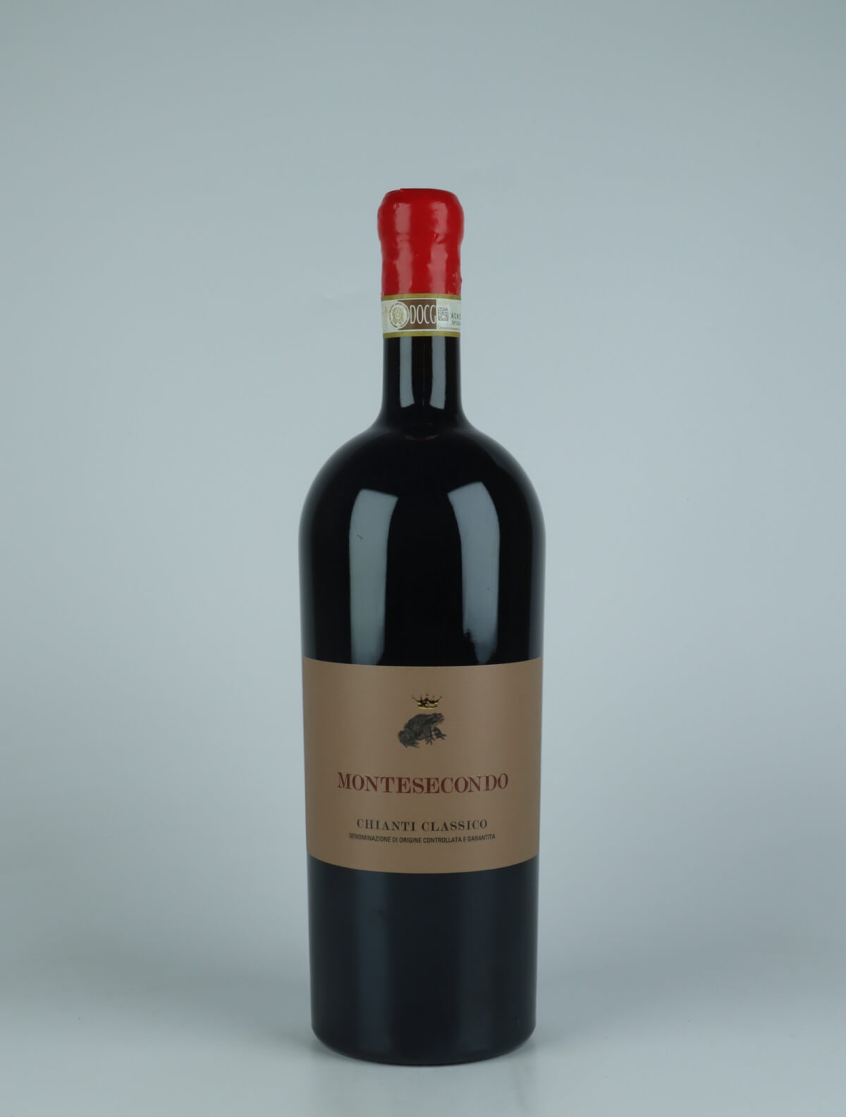 A bottle 2021 Chianti Classico - Magnum Red wine from Montesecondo, Tuscany in Italy
