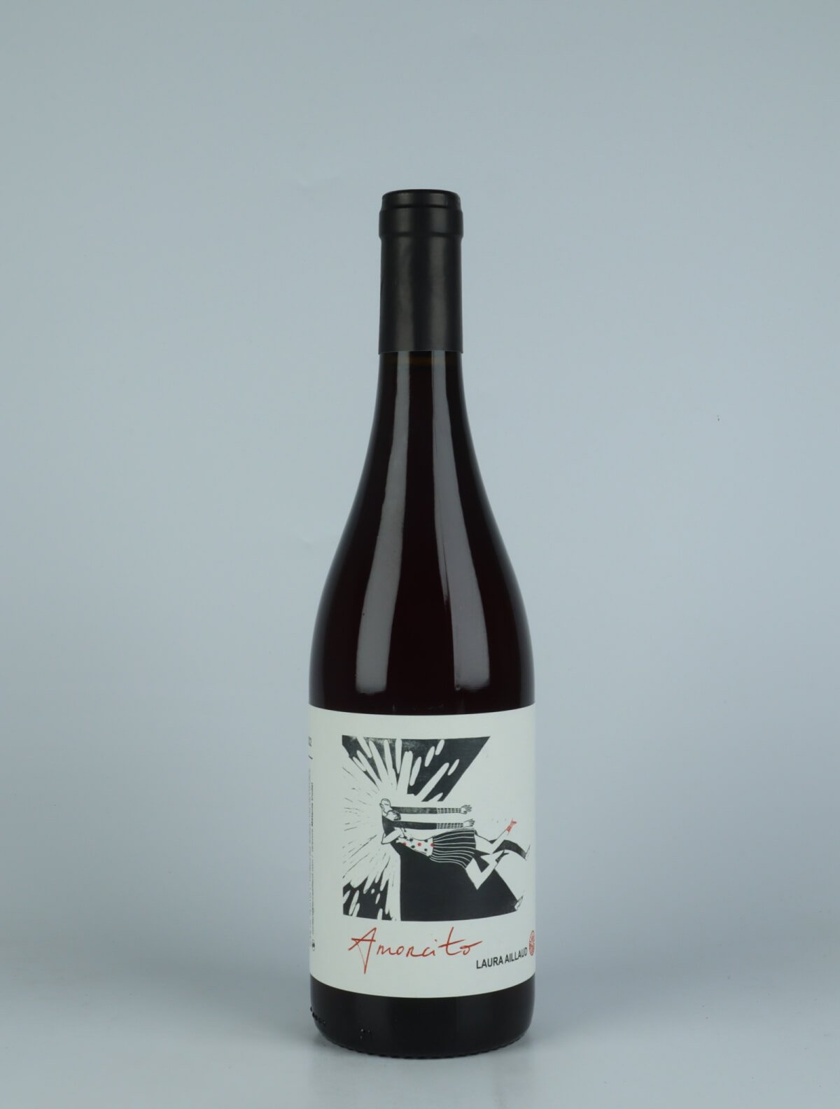 A bottle 2022 Amorcito Red wine from Laura Aillaud, Rhône in France
