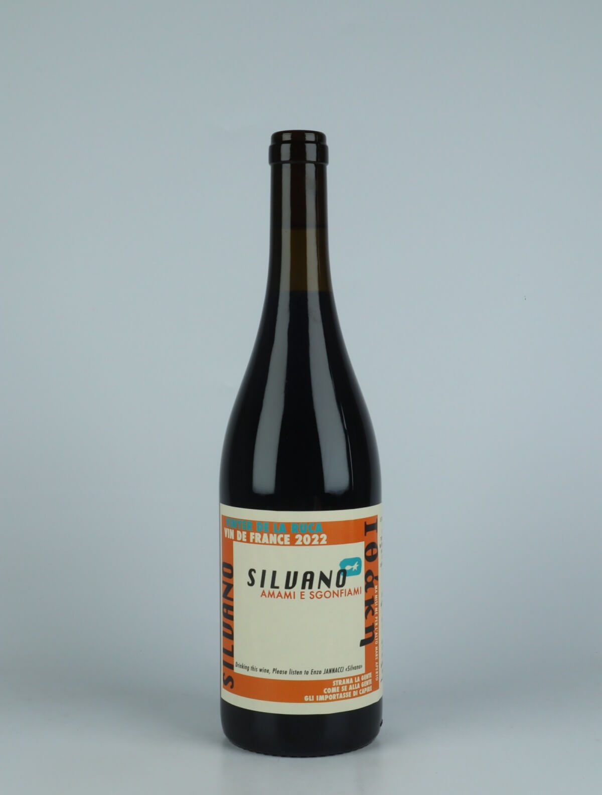 A bottle 2022 Silvano Red wine from Vinyer de la Ruca, Roussillon in France