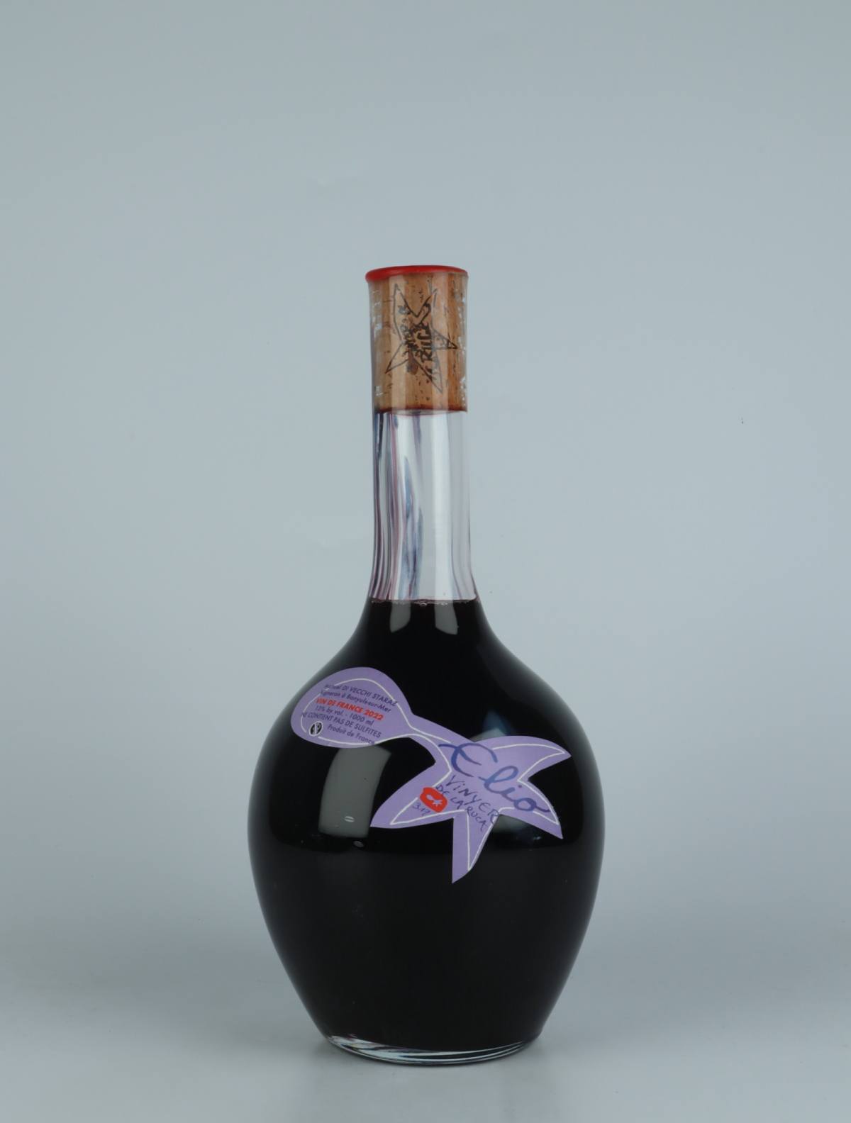 A bottle 2022 Elio Red wine from Vinyer de la Ruca, Roussillon in France