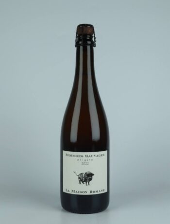A bottle 2022 Mousses Sauvages Aligoté Beer from La Maison Romane, Burgundy in France