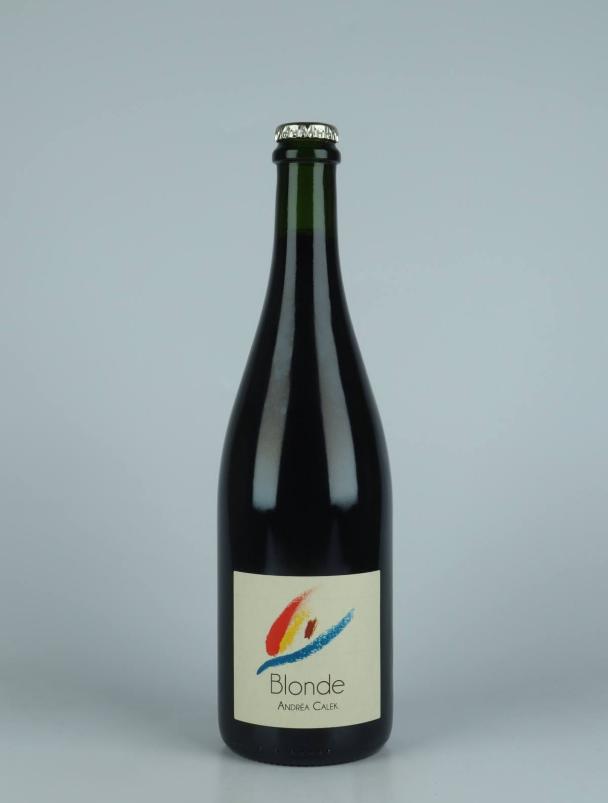 A bottle 2021 Ceci n'est pas une Blonde Mousserende from Andrea Calek, Ardèche in Frankrig