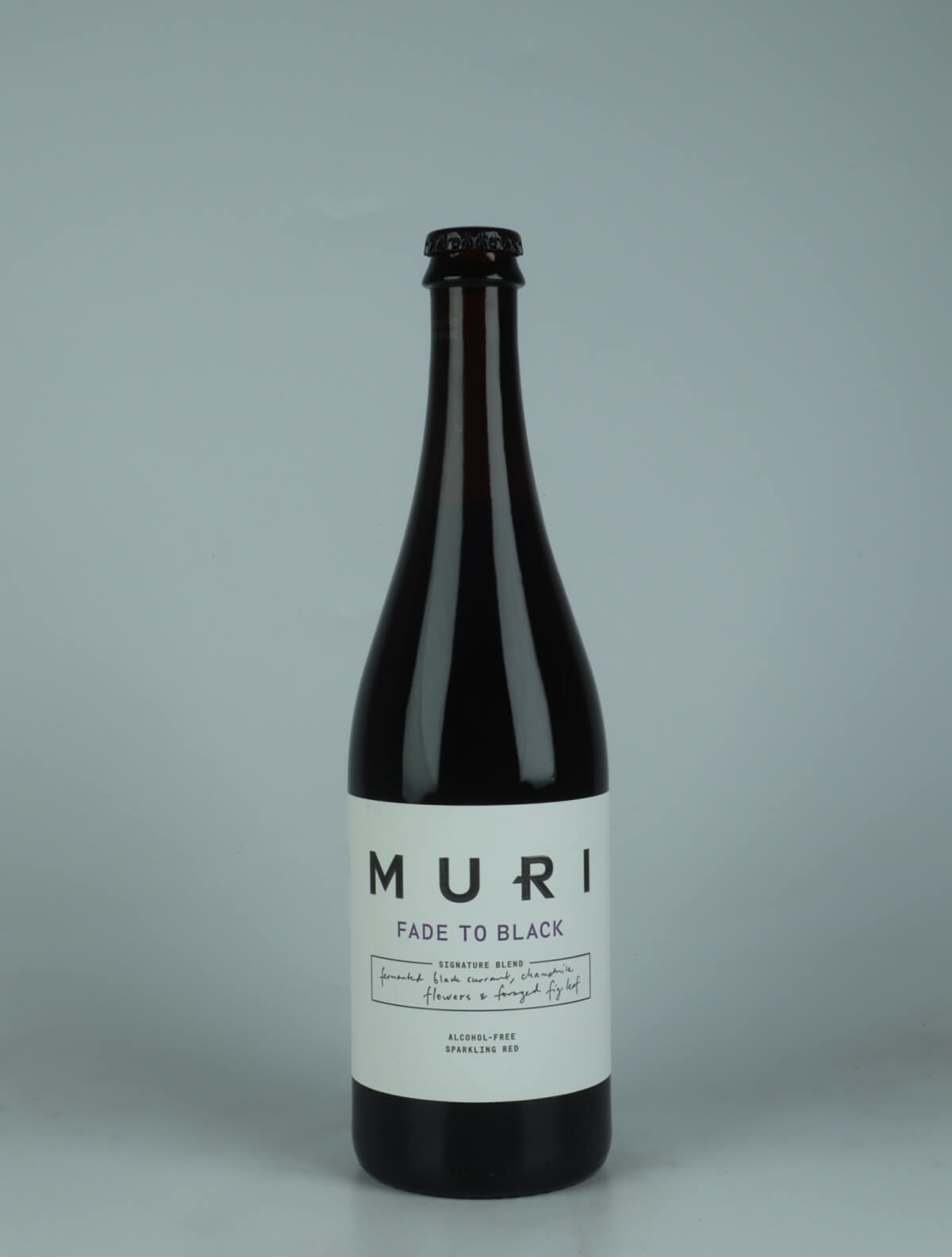 A bottle N.V. Fade to Black Non-alcoholic from Muri, Copenhagen in Denmark