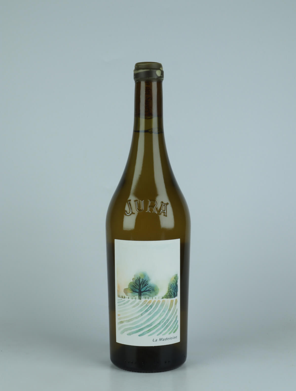 A bottle 2022 Côtes du Jura - Chardonnay - La Madeleine Hvidvin from Maison des Saules, Jura in Frankrig