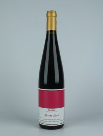 A bottle 2022 Pinot Noir LN012 Red wine from Gérard Schueller, Alsace in France