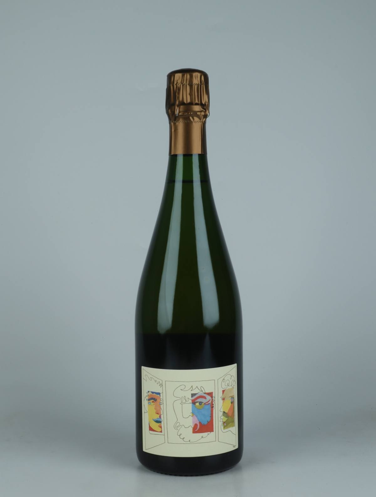 A bottle N.V. Triptyque (18/19) - Brut Nature Mousserende from Stroebel, Champagne in Frankrig