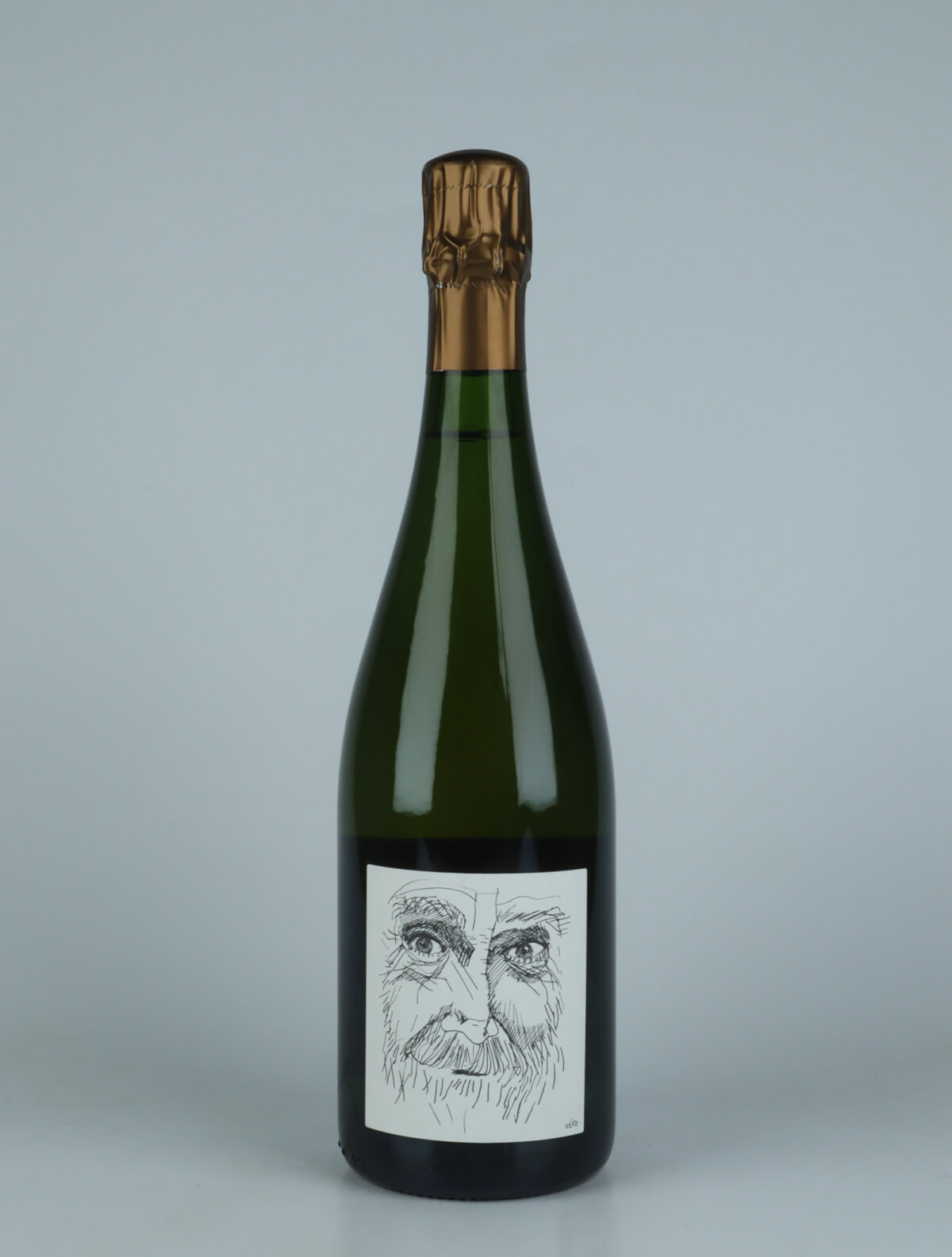A bottle 2018 Heraclite - Pinot Meunier - Brut Nature Mousserende from Stroebel, Champagne in Frankrig