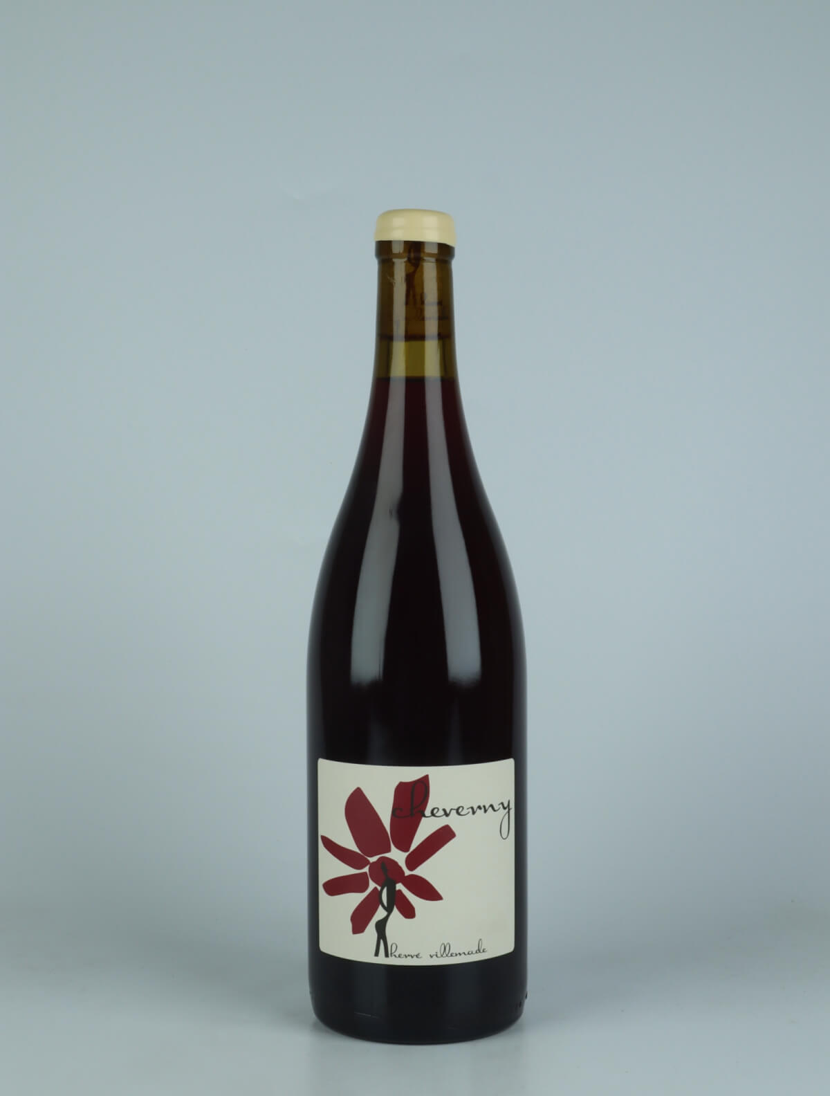 A bottle 2023 Cheverny Rouge Rødvin from Hervé Villemade, Loire in Frankrig