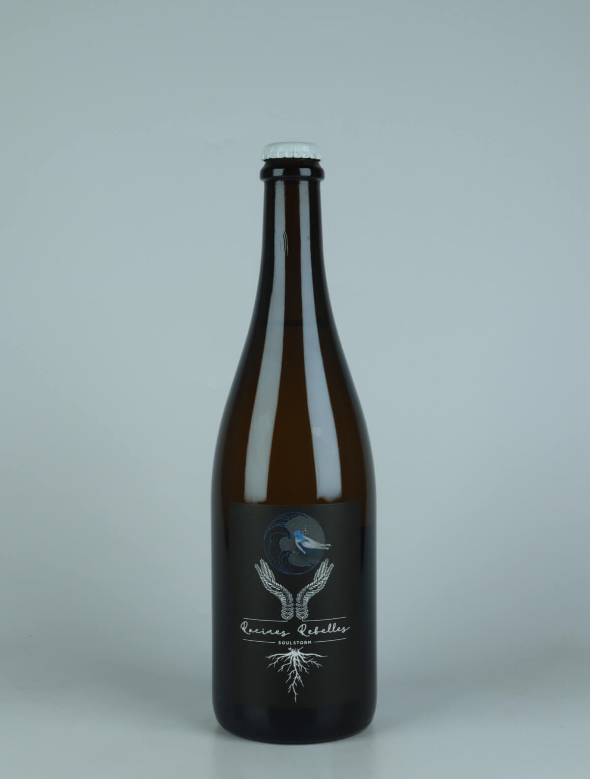 A bottle 2020 Soulstorm - Bulles Blanches Mousserende from Racines Rebelles, Moselle in Luxemburg