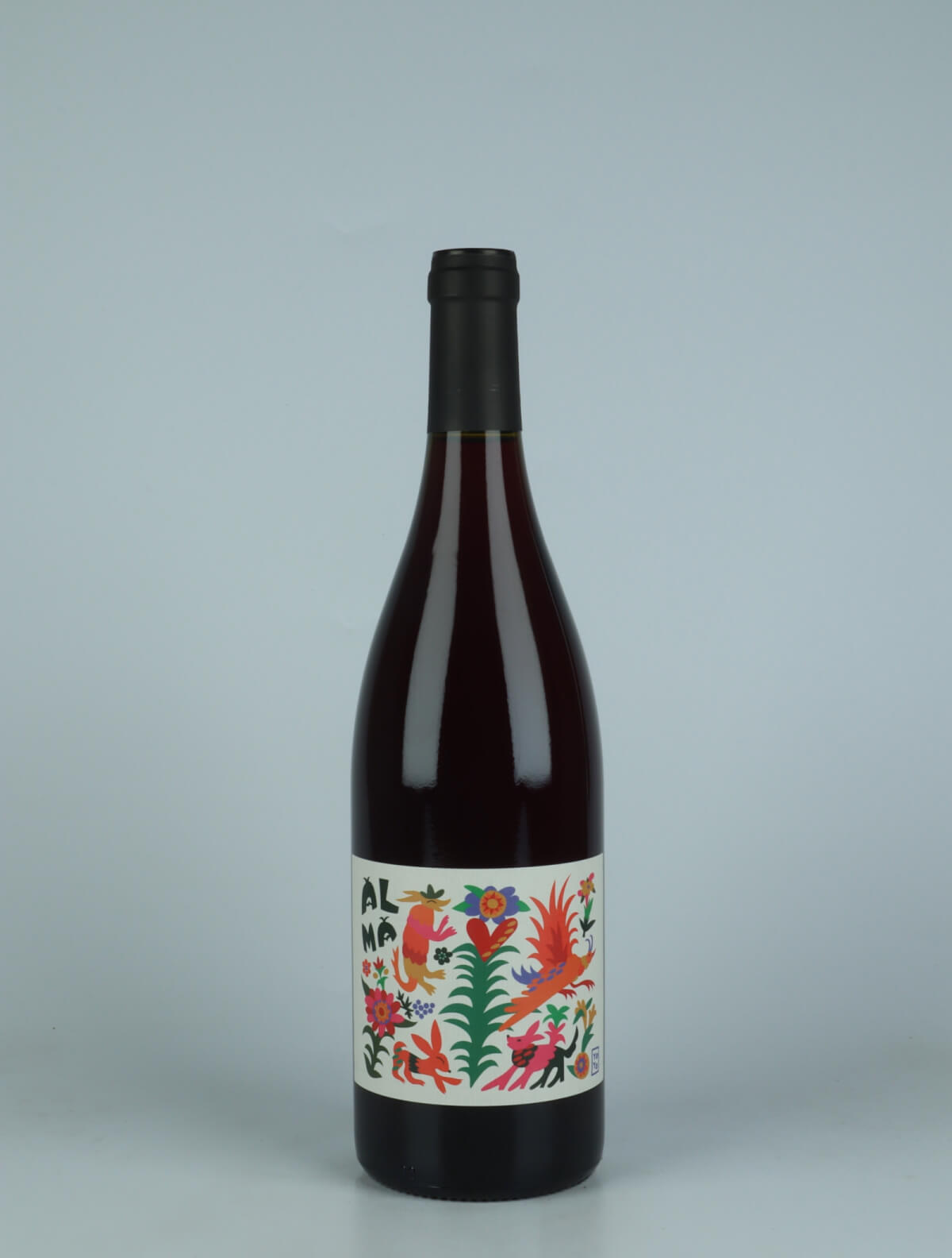 A bottle 2023 Alma Red wine from Domaine Yoyo, Roussillon in France