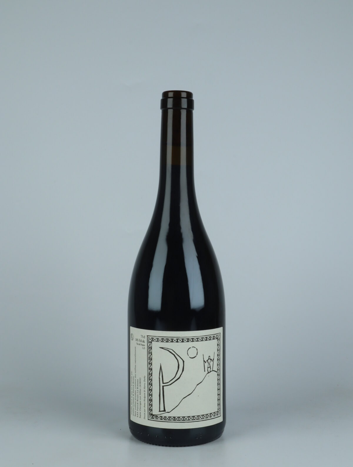 A bottle 2023 P Rødvin from Patrick Bouju, Auvergne in Frankrig