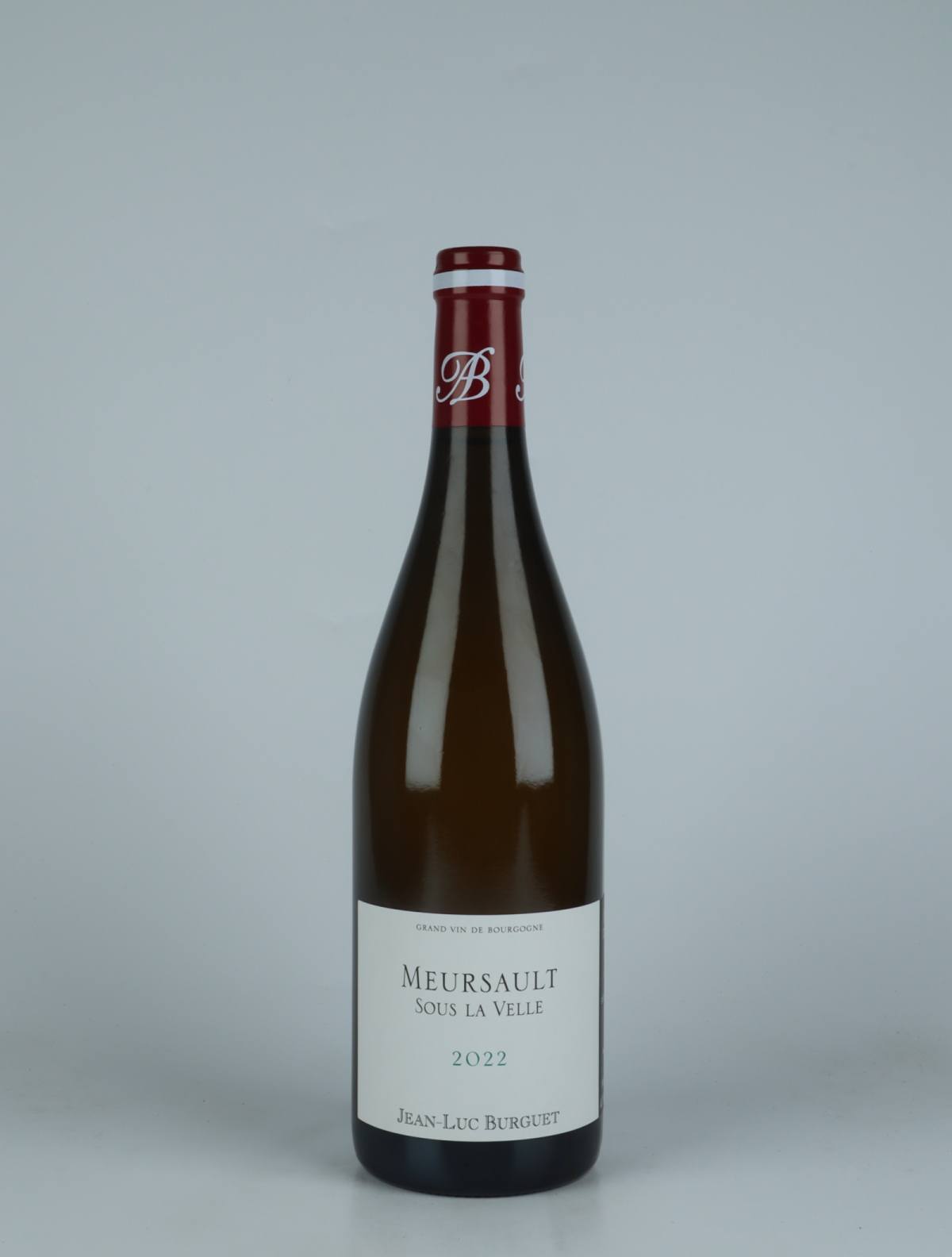 A bottle 2022 Meursault - Sous la Velle Hvidvin from Jean-Luc Burguet, Bourgogne in Frankrig