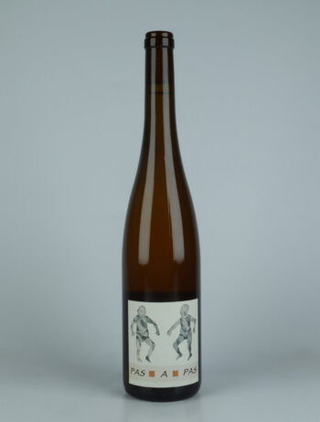 A bottle 2021 Pas a Pas White wine from Domaine Rietsch, Alsace in France