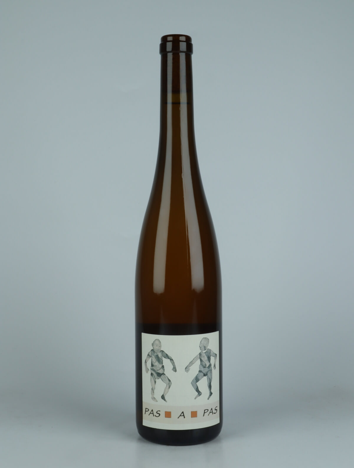 A bottle 2021 Pas a Pas White wine from Domaine Rietsch, Alsace in France