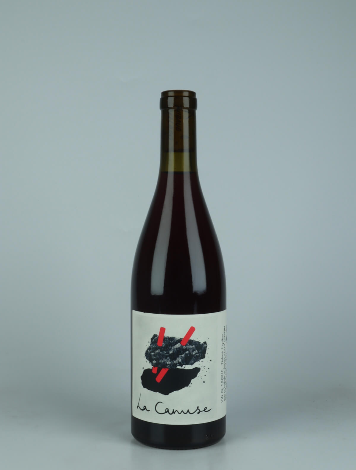 A bottle 2022 La Canuse Red wine from Thibaud Capellaro, Rhône in France