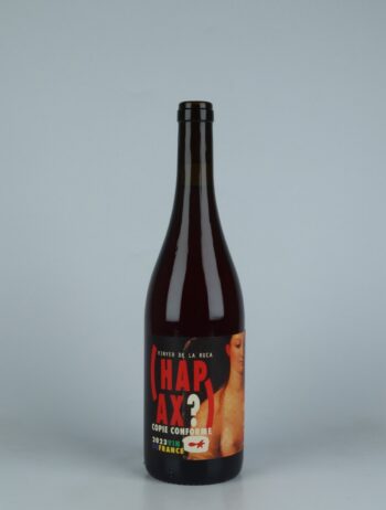 A bottle 2023 Hapax Copie Conforme Rosé from Vinyer de la Ruca, Roussillon in France