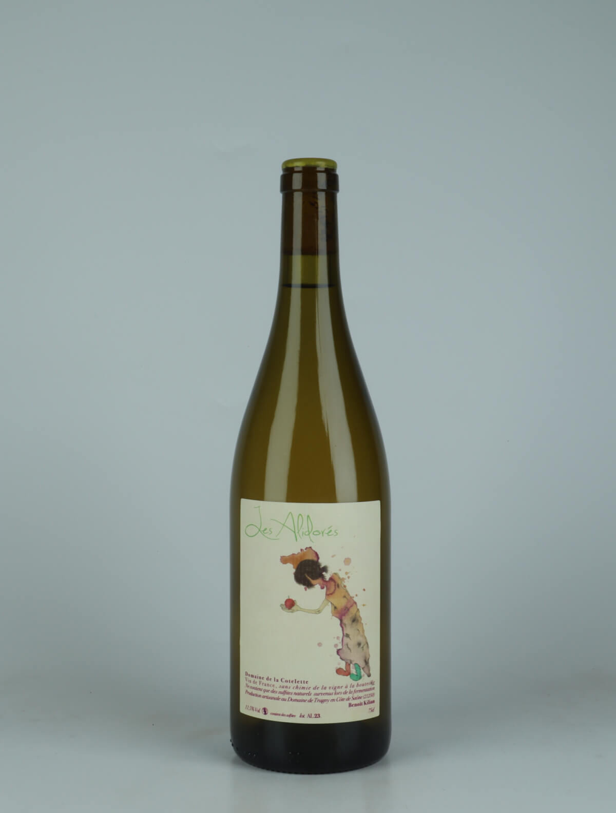 A bottle 2023 Alidorés White wine from Domaine de la Côtelette, Burgundy in France