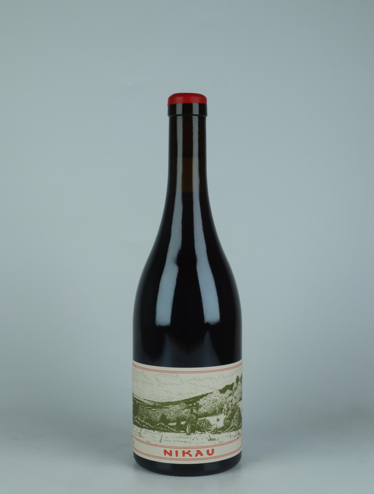 A bottle 2023 Nikau Pinot Noir Rødvin from Nikau Farm, Victoria in Australien
