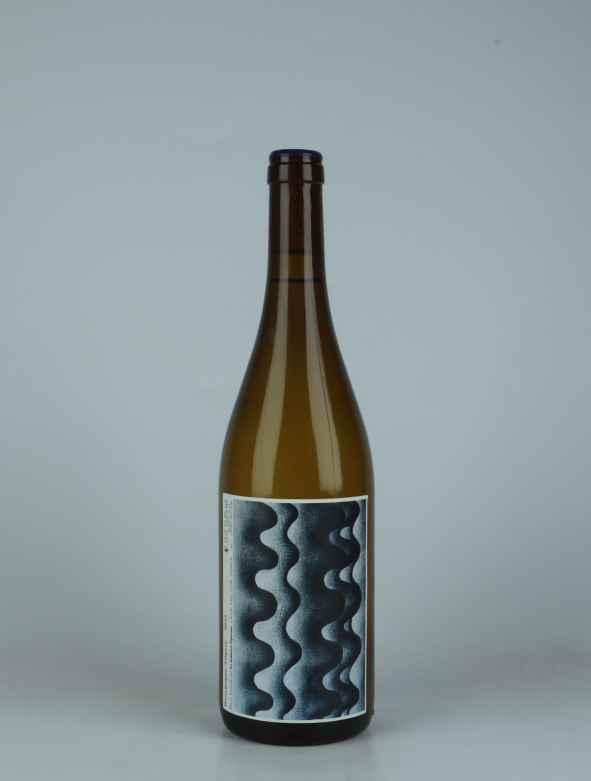 A bottle 2023 Bourgogne Aligoté White wine from Les Jardiniers Vignerons, Beaujolais in France