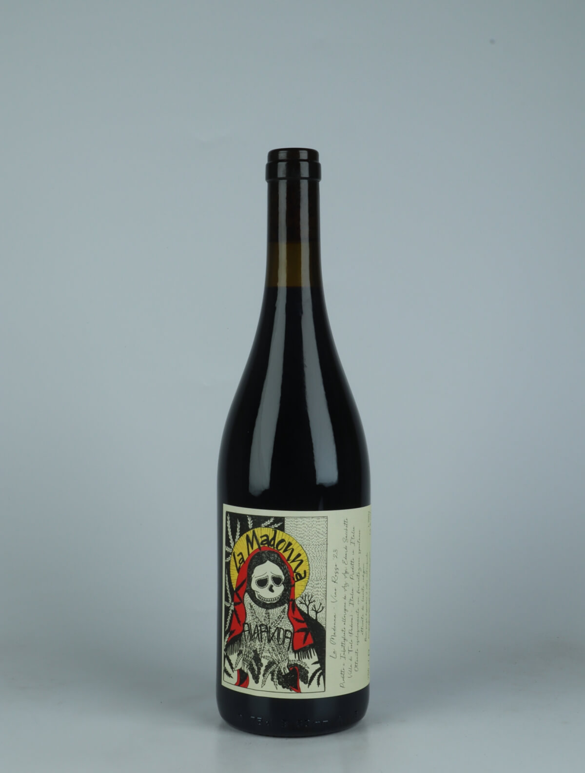 A bottle 2023 La Madonna Red wine from Edoardo Sacchetto, Veneto in Italy