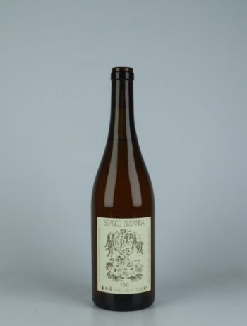 A bottle 2023 Vino Bianco Susanna White wine from Gazzetta, Lazio in Italy