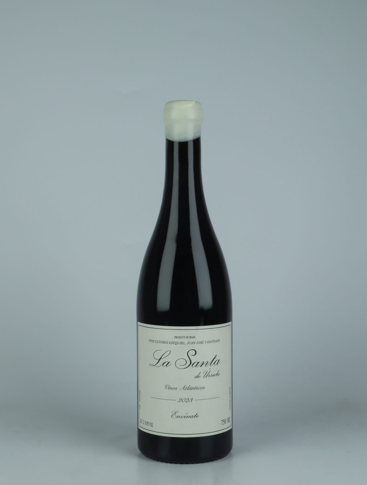 A bottle 2023 La Santa - Tenerife Red wine from Envínate, Tenerife in Spain