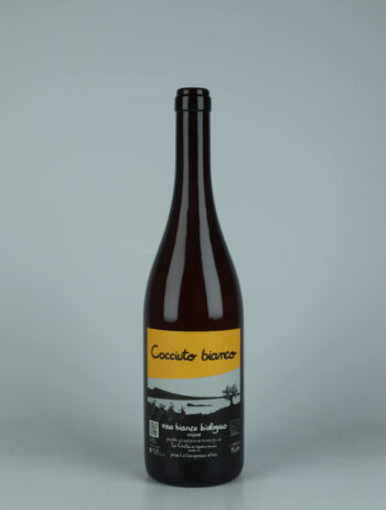 A bottle 2023 Cocciuto Bianco Orange wine from Le Coste, Lazio in Italy