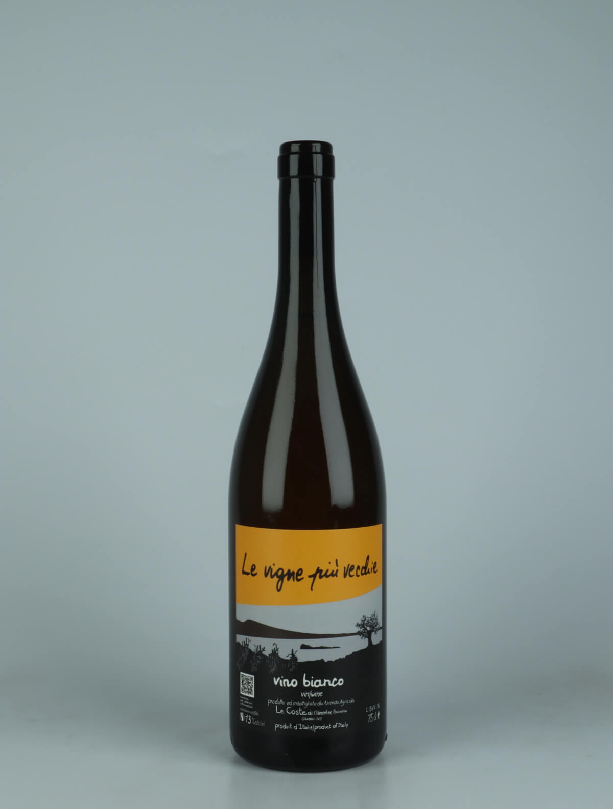 A bottle 2016 Le Vigne Piú Vecchie White wine from Le Coste, Lazio in Italy
