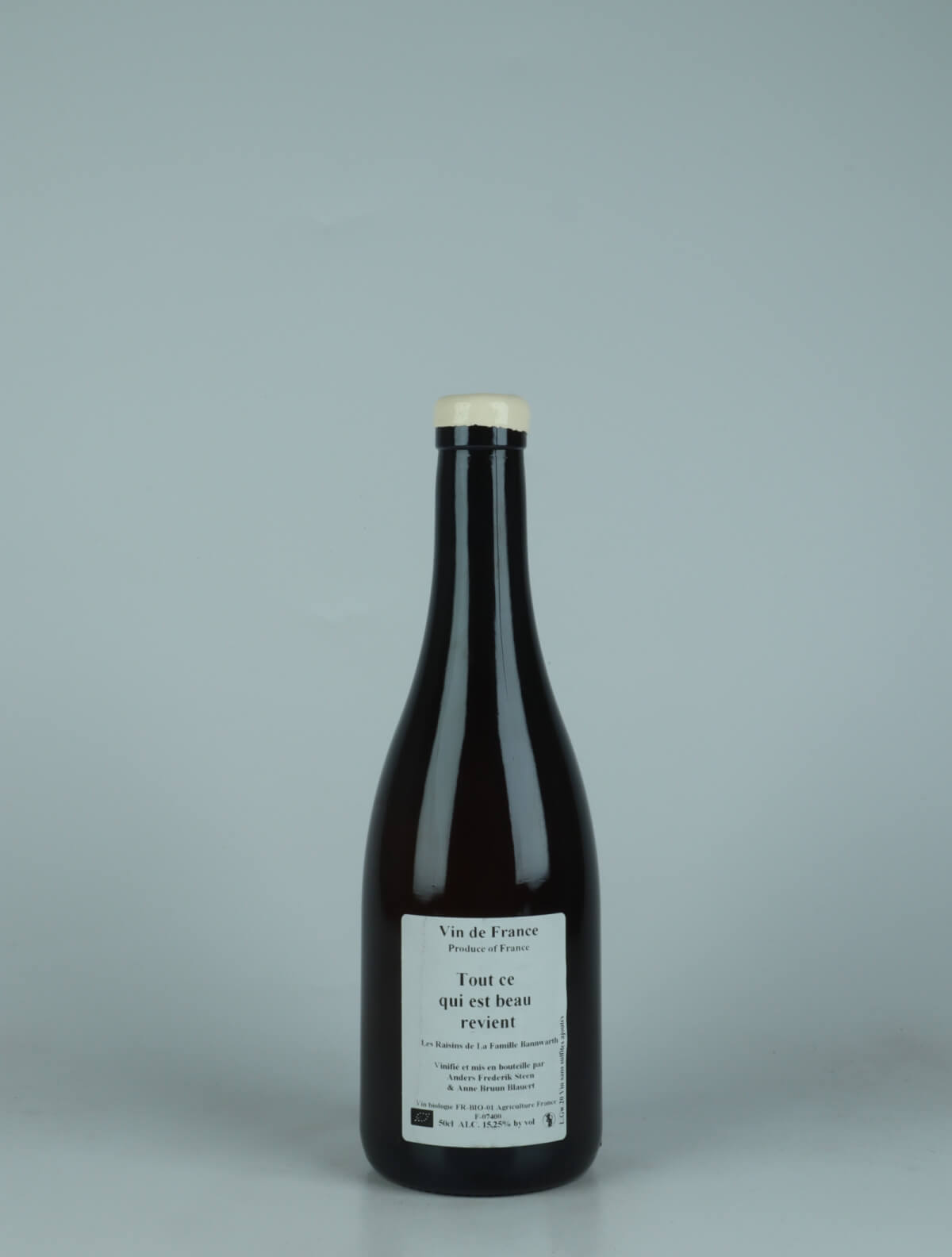 A bottle 2020 Tout ce qui est beau revient Hvidvin from Anders Frederik Steen &amp; Anne Bruun Blauert, Ardèche in Frankrig