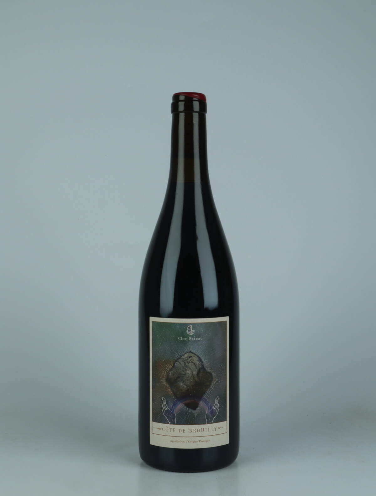 A bottle 2023 Côte de Brouilly Red wine from Clos Bateau, Beaujolais in France