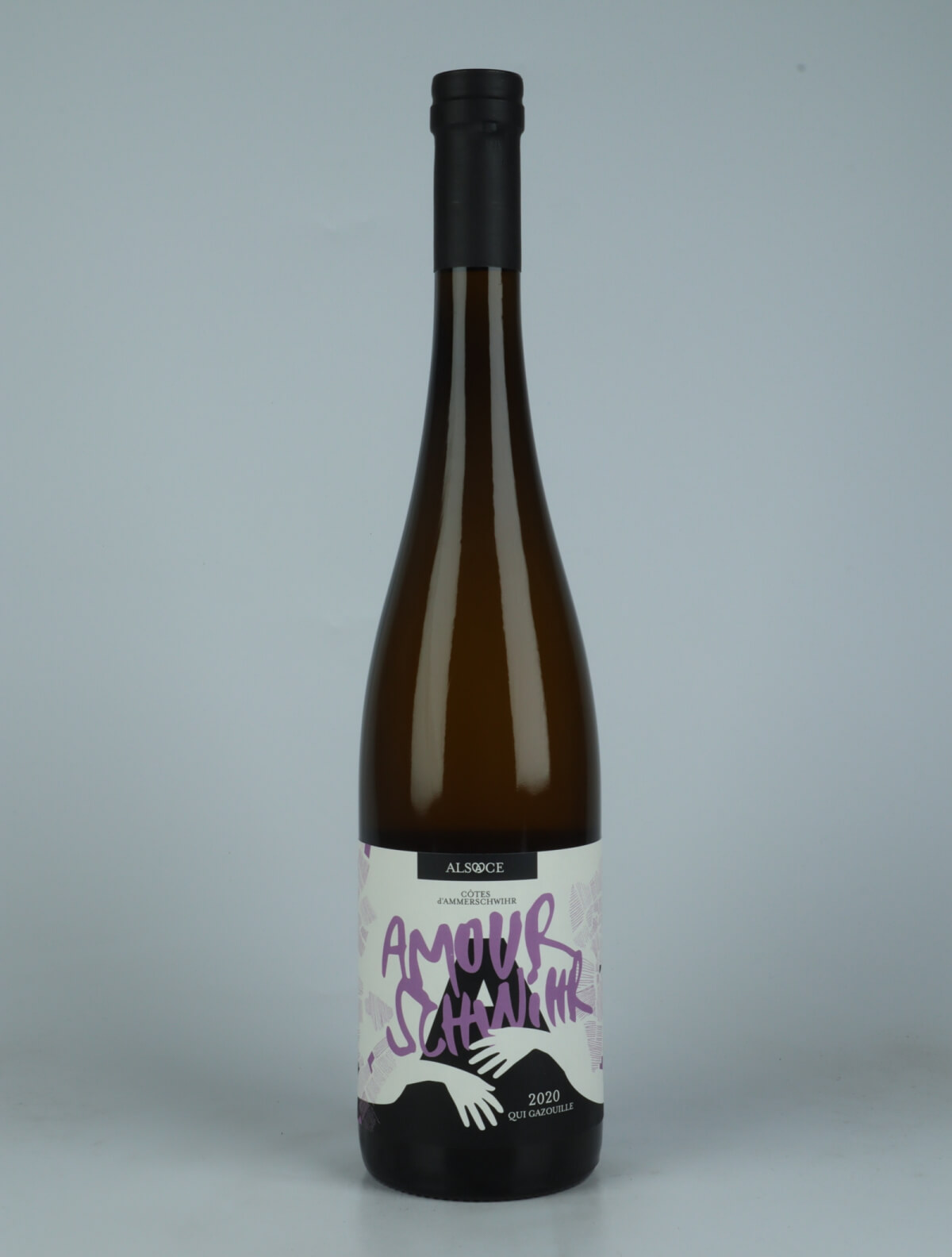 A bottle 2020 Côtes d'Ammerschwihr - Qui Gazouille Hvidvin from Domaine Christian Binner, Alsace in Frankrig
