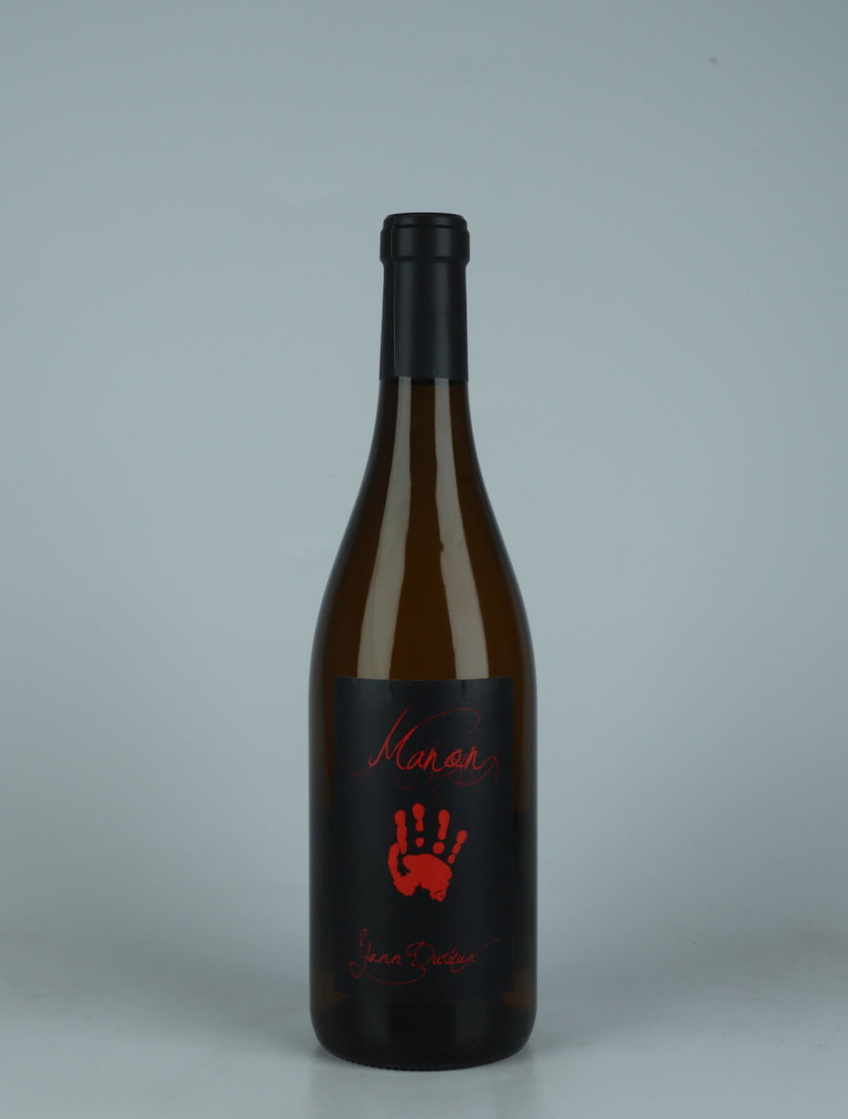 A bottle 2021 Manon White wine from Yann Durieux, Burgundy in France