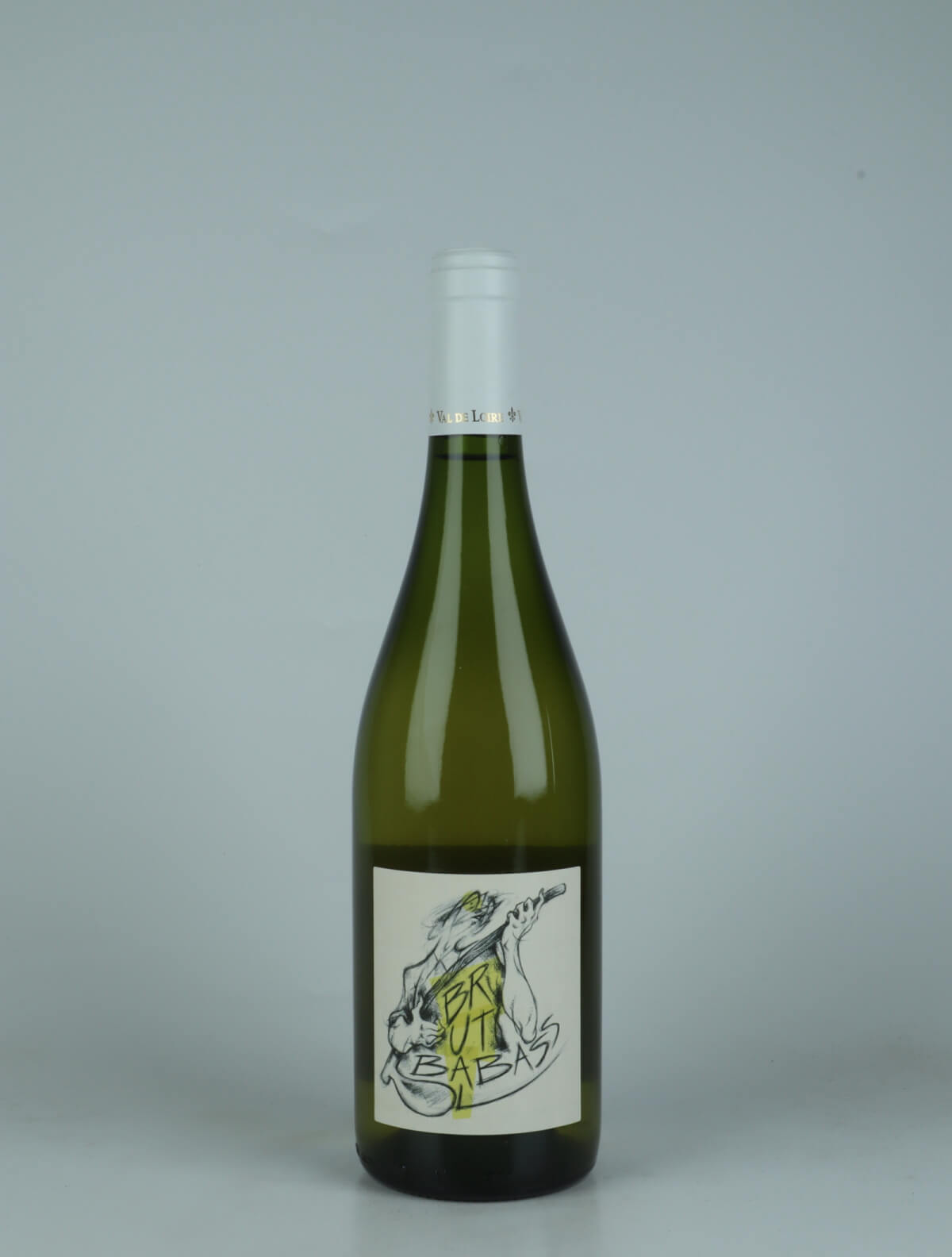 A bottle 2023 Brutal Babass White wine from Les Vignes de Babass, Loire in France